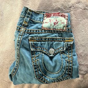 Ltd edt gold stitch mens true religion jeans